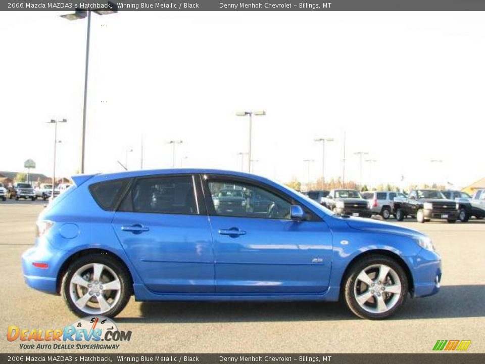 2006 Mazda MAZDA3 s Hatchback Winning Blue Metallic / Black Photo #4