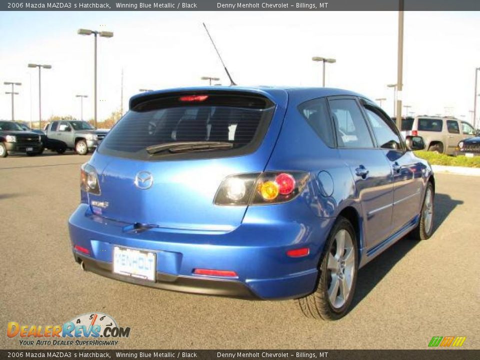 2006 Mazda MAZDA3 s Hatchback Winning Blue Metallic / Black Photo #5