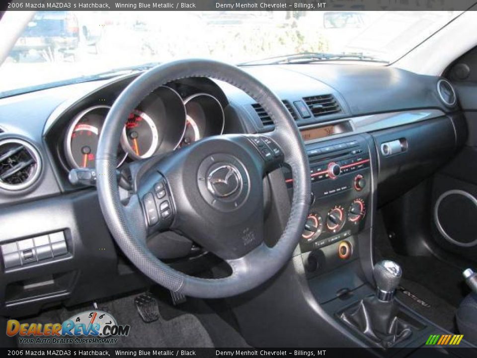 2006 Mazda MAZDA3 s Hatchback Winning Blue Metallic / Black Photo #11