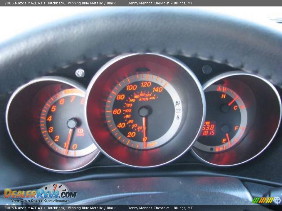 2006 Mazda MAZDA3 s Hatchback Winning Blue Metallic / Black Photo #13