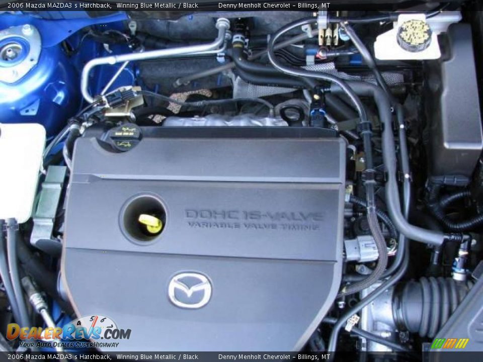 2006 Mazda MAZDA3 s Hatchback Winning Blue Metallic / Black Photo #14