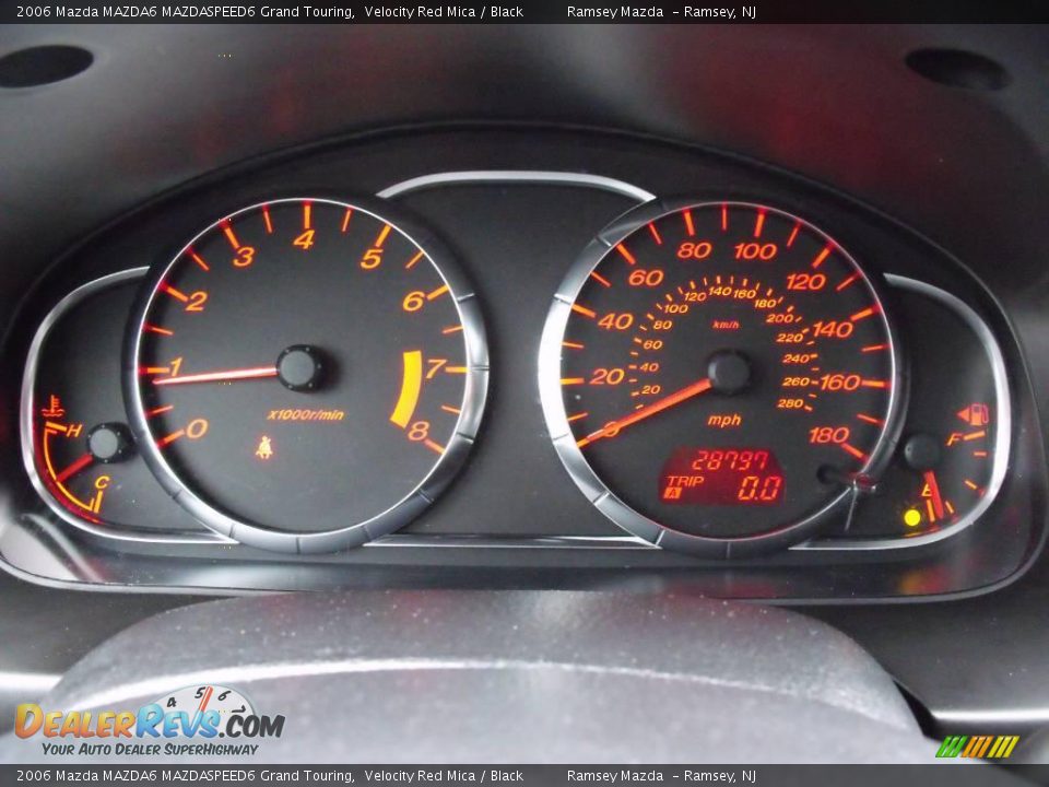 2006 Mazda MAZDA6 MAZDASPEED6 Grand Touring Velocity Red Mica / Black Photo #24
