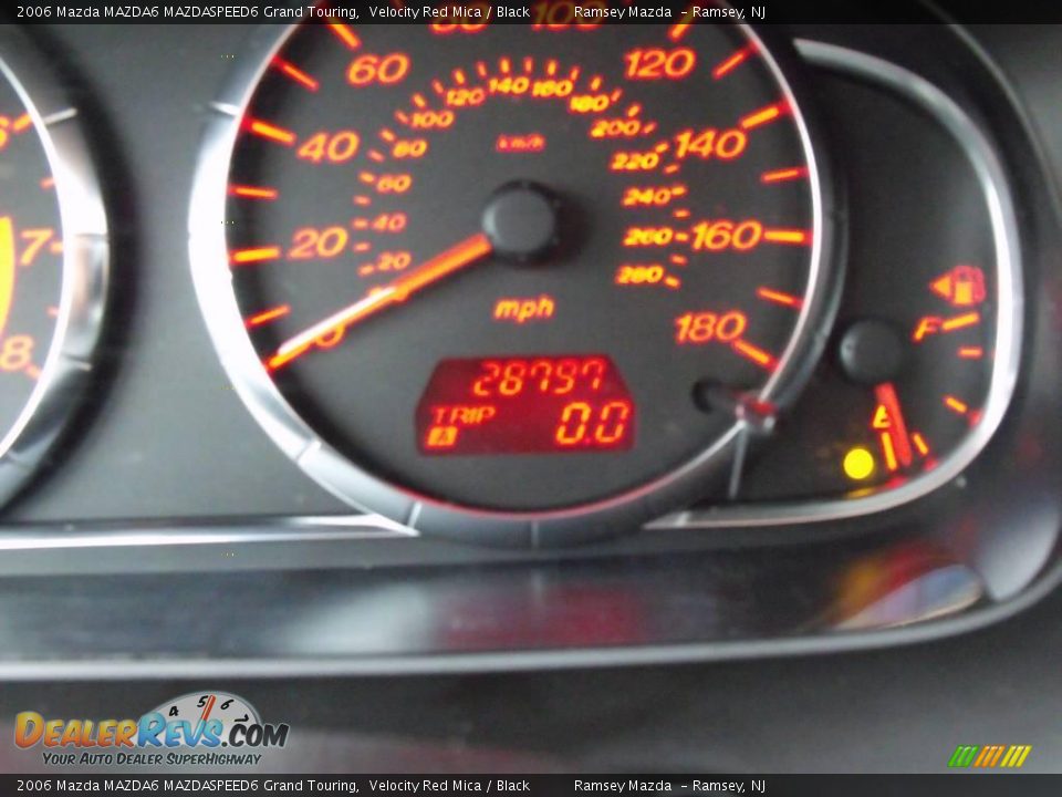 2006 Mazda MAZDA6 MAZDASPEED6 Grand Touring Velocity Red Mica / Black Photo #25