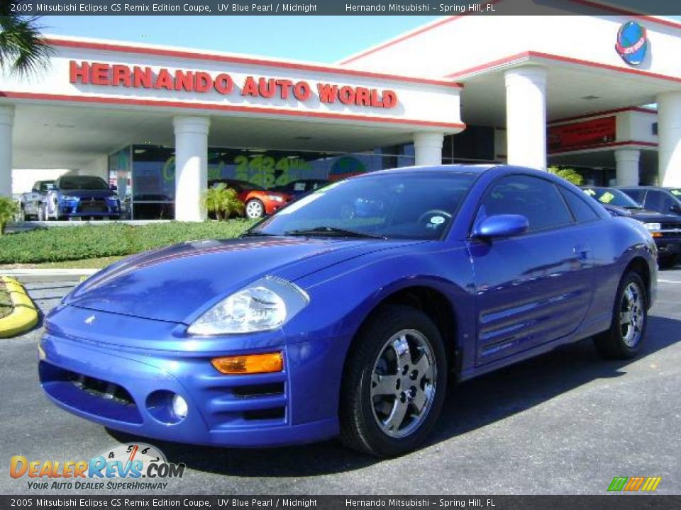 2005 Mitsubishi Eclipse GS Remix Edition Coupe UV Blue Pearl / Midnight Photo #1
