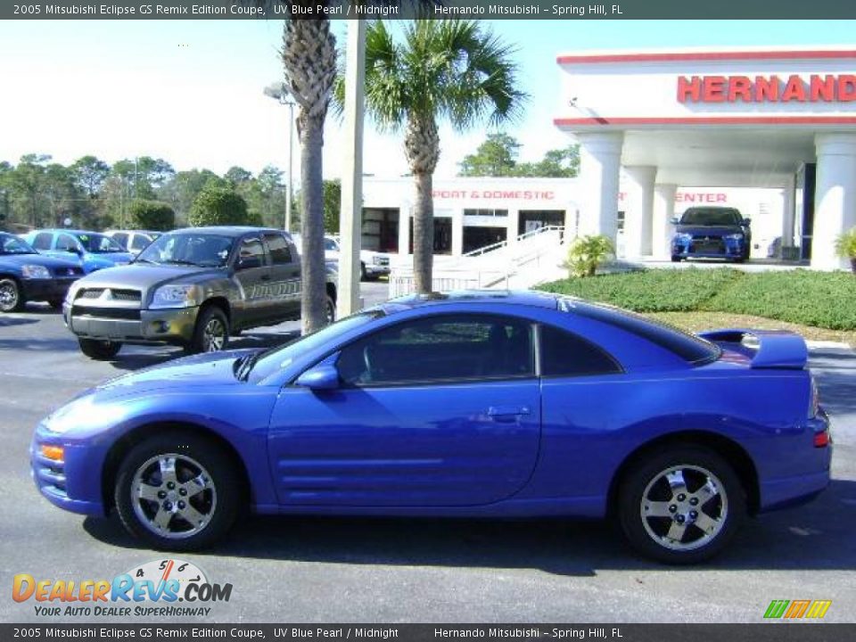 2005 Mitsubishi Eclipse GS Remix Edition Coupe UV Blue Pearl / Midnight Photo #2
