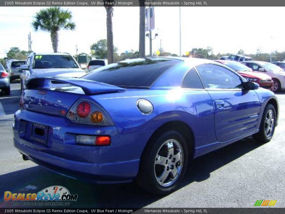 2005 Mitsubishi Eclipse GS Remix Edition Coupe UV Blue Pearl / Midnight Photo #5