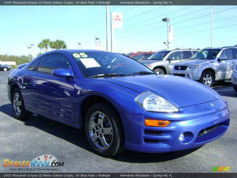 2005 Mitsubishi Eclipse GS Remix Edition Coupe UV Blue Pearl / Midnight Photo #7