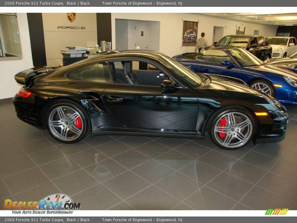 2009 Porsche 911 Turbo Coupe Black / Black Photo #1