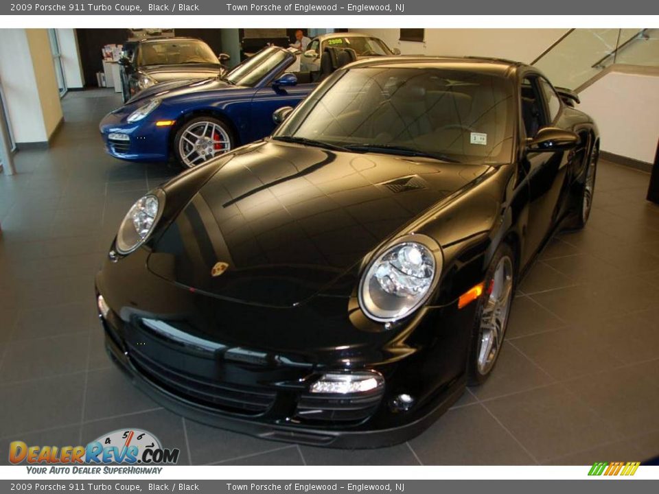2009 Porsche 911 Turbo Coupe Black / Black Photo #4
