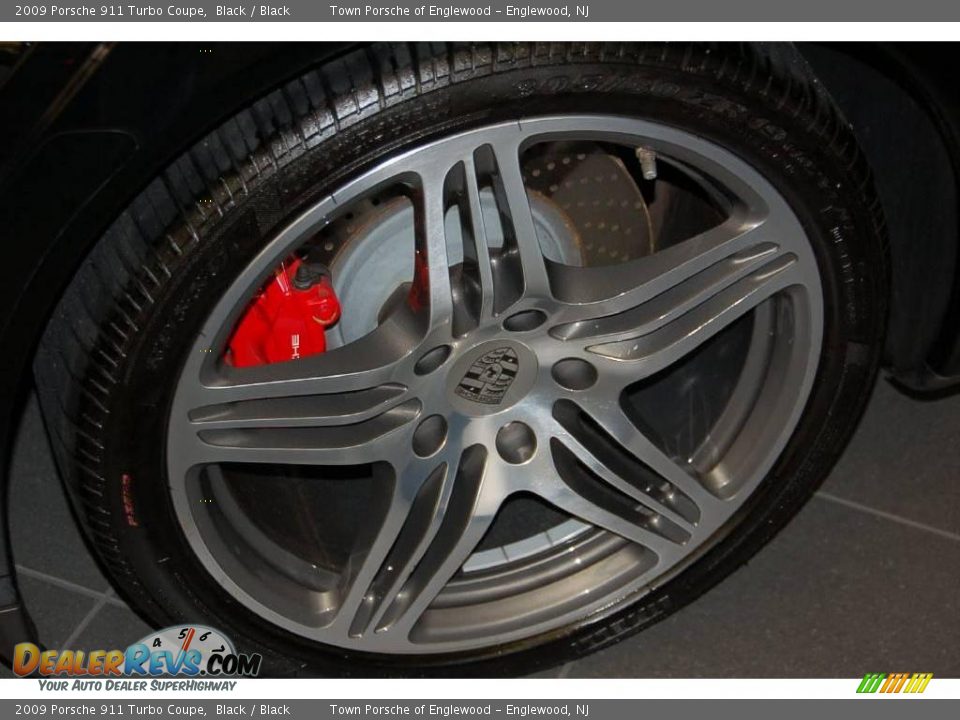 2009 Porsche 911 Turbo Coupe Black / Black Photo #5