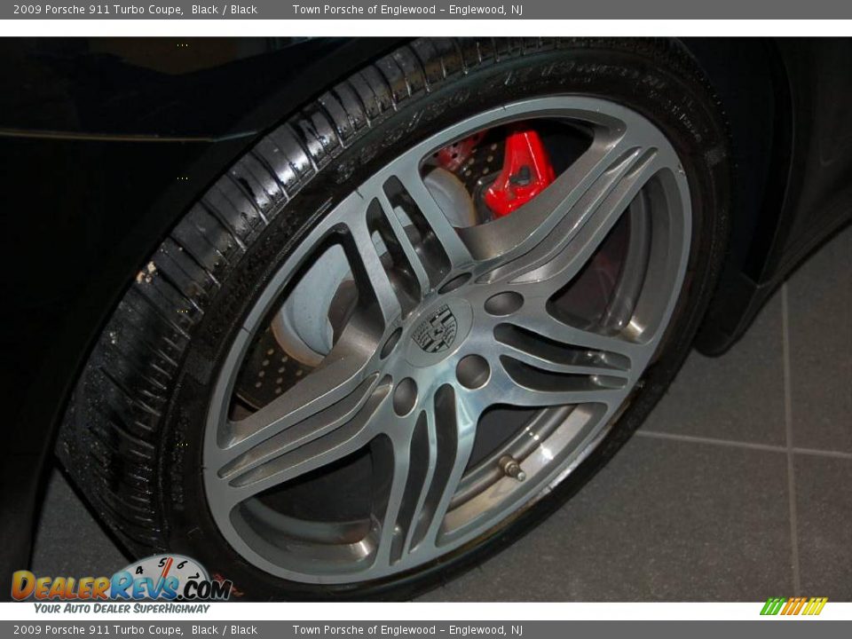 2009 Porsche 911 Turbo Coupe Black / Black Photo #6