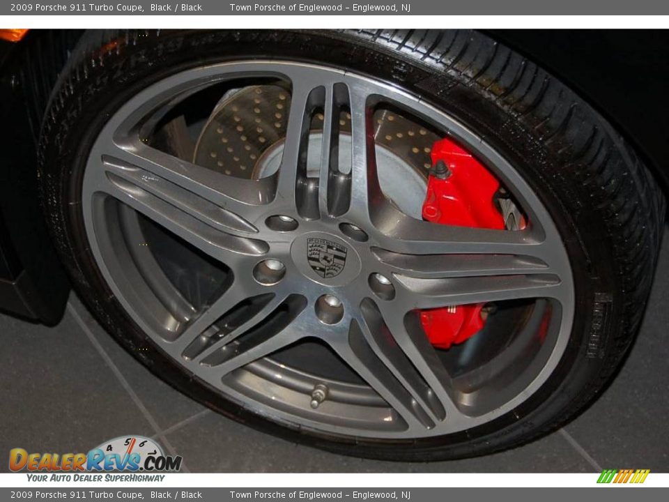 2009 Porsche 911 Turbo Coupe Black / Black Photo #8