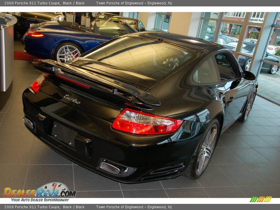 2009 Porsche 911 Turbo Coupe Black / Black Photo #10