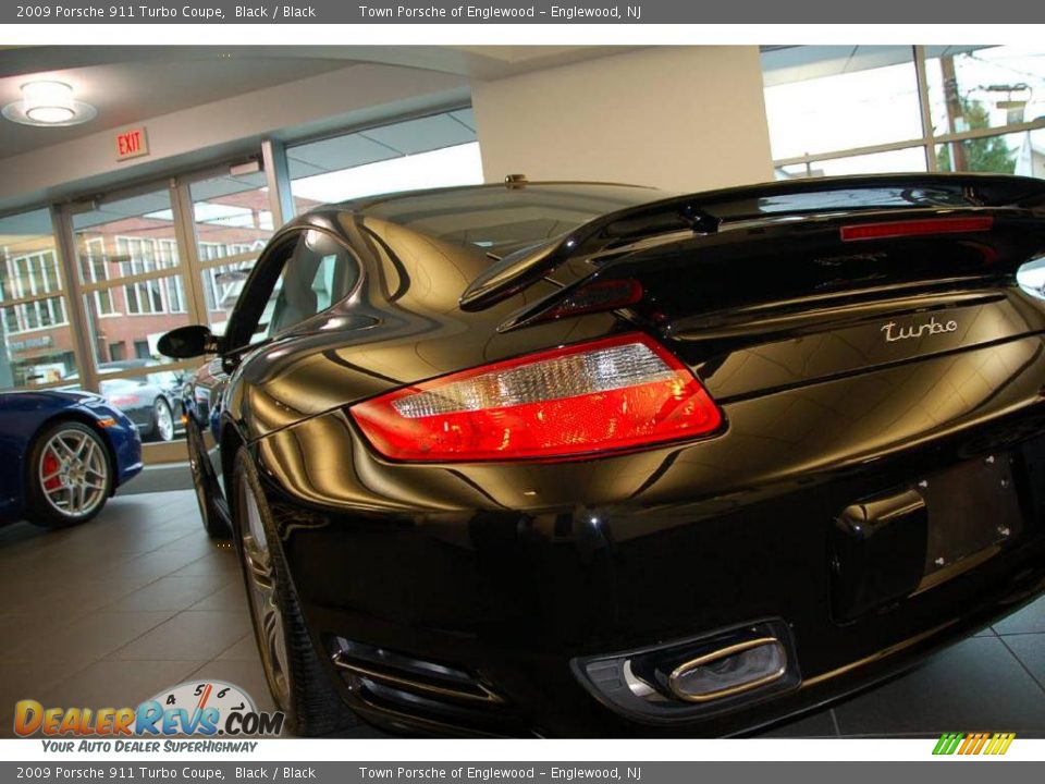 2009 Porsche 911 Turbo Coupe Black / Black Photo #12