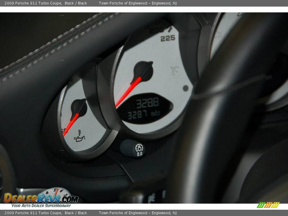 2009 Porsche 911 Turbo Coupe Black / Black Photo #16