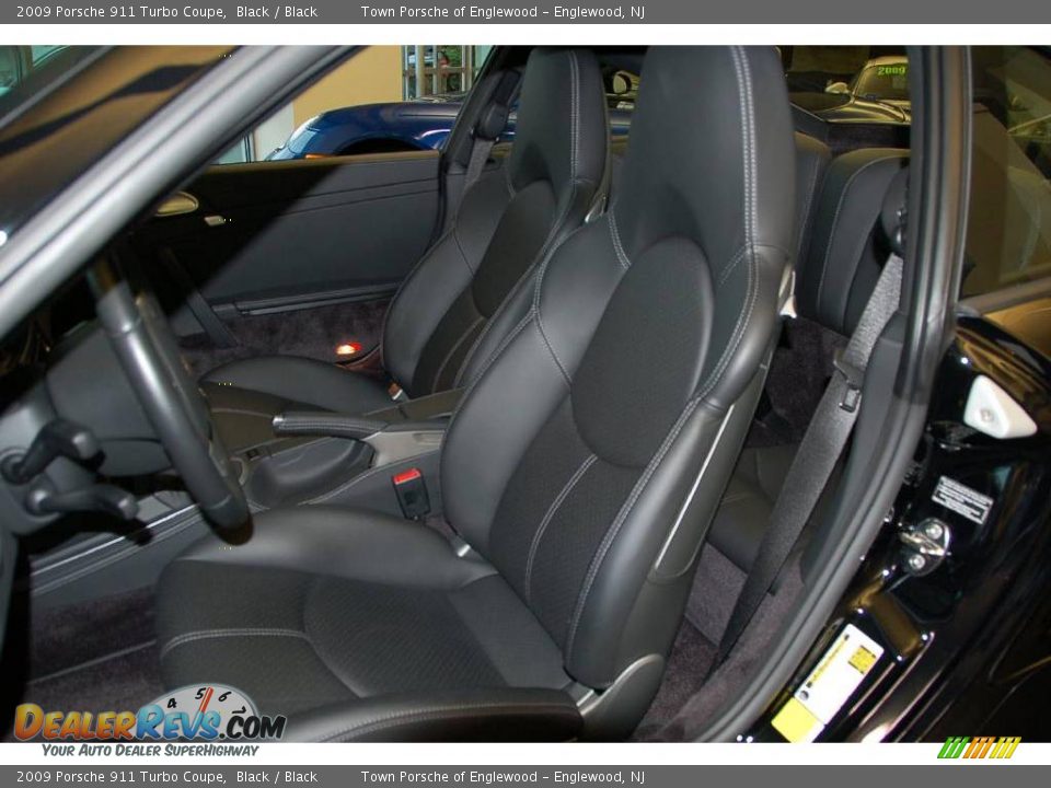 2009 Porsche 911 Turbo Coupe Black / Black Photo #18