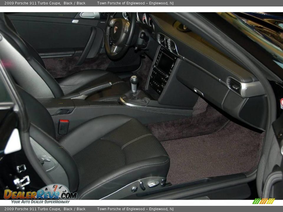 2009 Porsche 911 Turbo Coupe Black / Black Photo #19