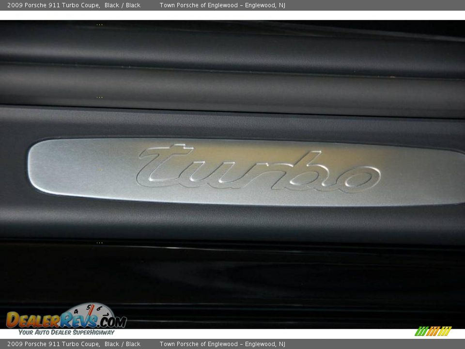 2009 Porsche 911 Turbo Coupe Black / Black Photo #20