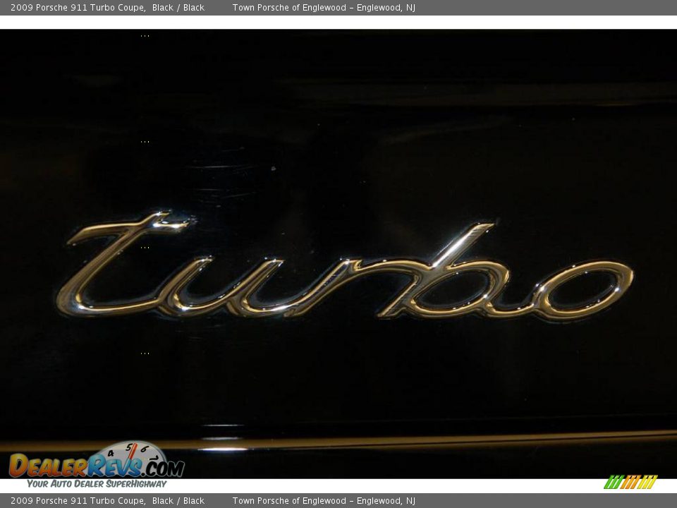 2009 Porsche 911 Turbo Coupe Black / Black Photo #21
