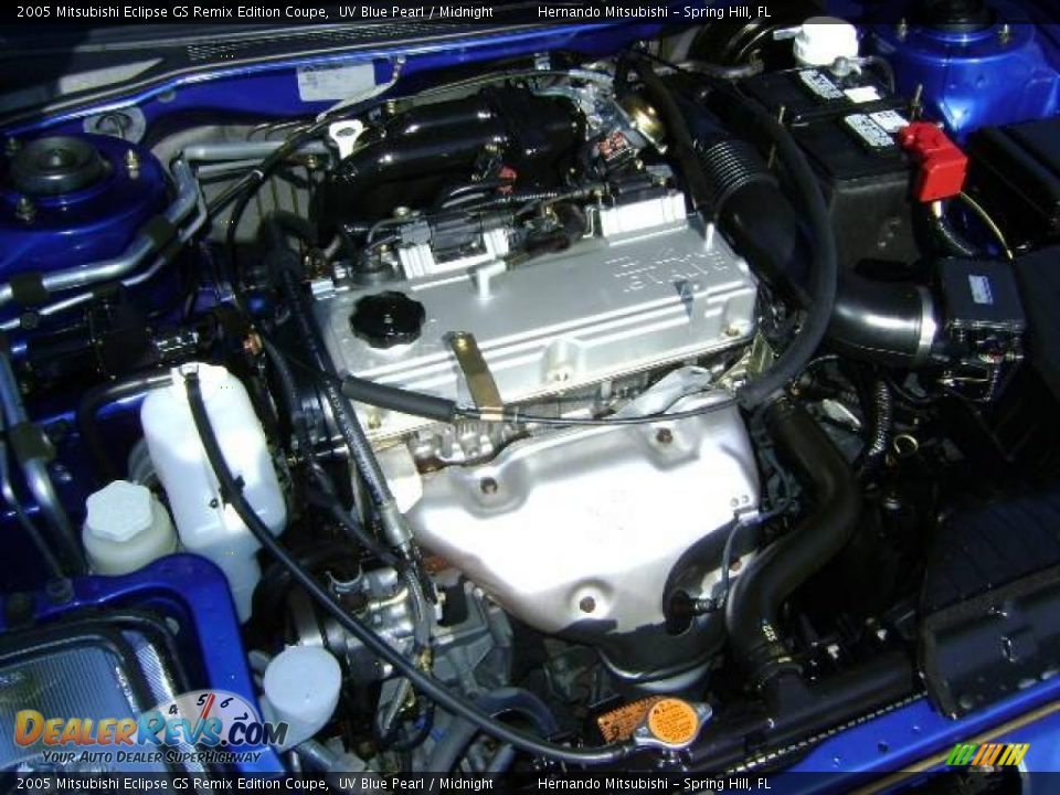 2005 Mitsubishi Eclipse GS Remix Edition Coupe UV Blue Pearl / Midnight Photo #13