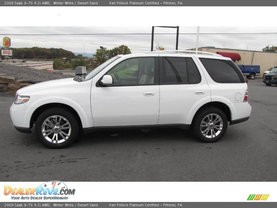 2009 Saab 9-7X 4.2i AWD Winter White / Desert Sand Photo #1