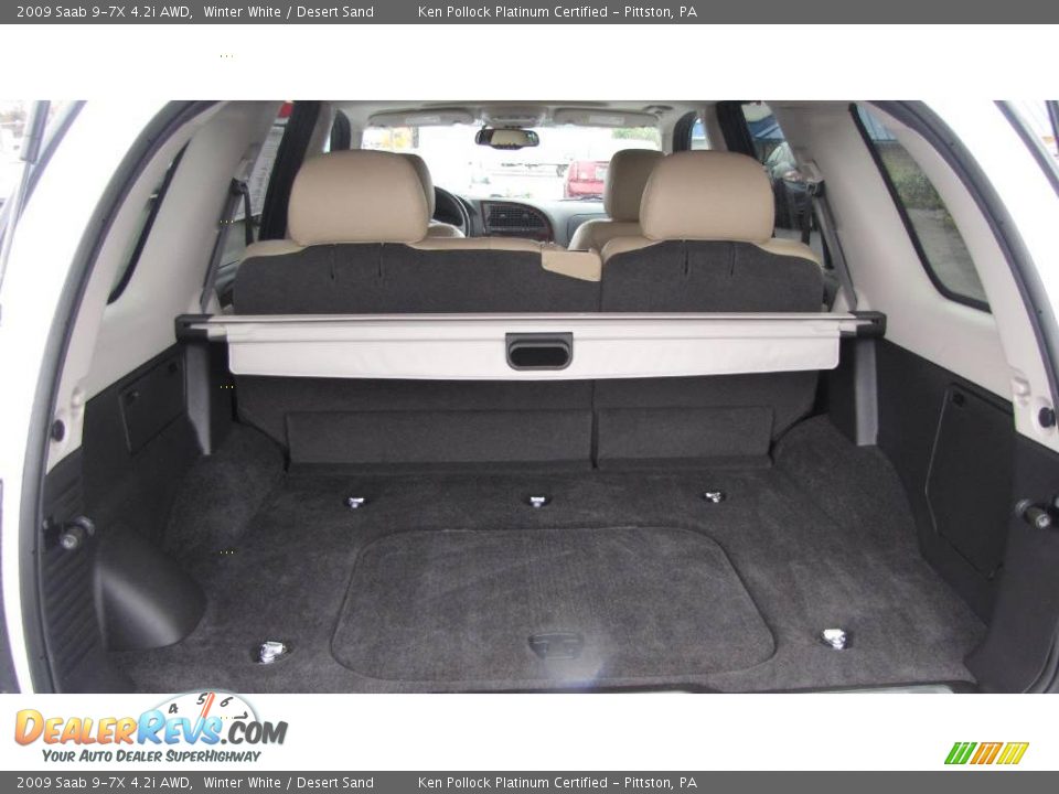 2009 Saab 9-7X 4.2i AWD Winter White / Desert Sand Photo #8