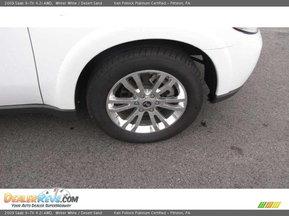 2009 Saab 9-7X 4.2i AWD Winter White / Desert Sand Photo #15