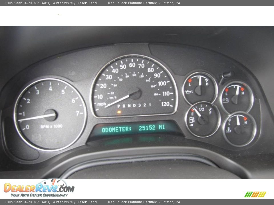 2009 Saab 9-7X 4.2i AWD Winter White / Desert Sand Photo #19