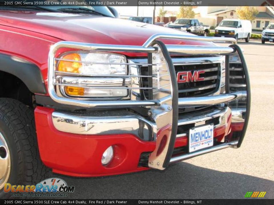 2005 GMC Sierra 3500 SLE Crew Cab 4x4 Dually Fire Red / Dark Pewter Photo #4