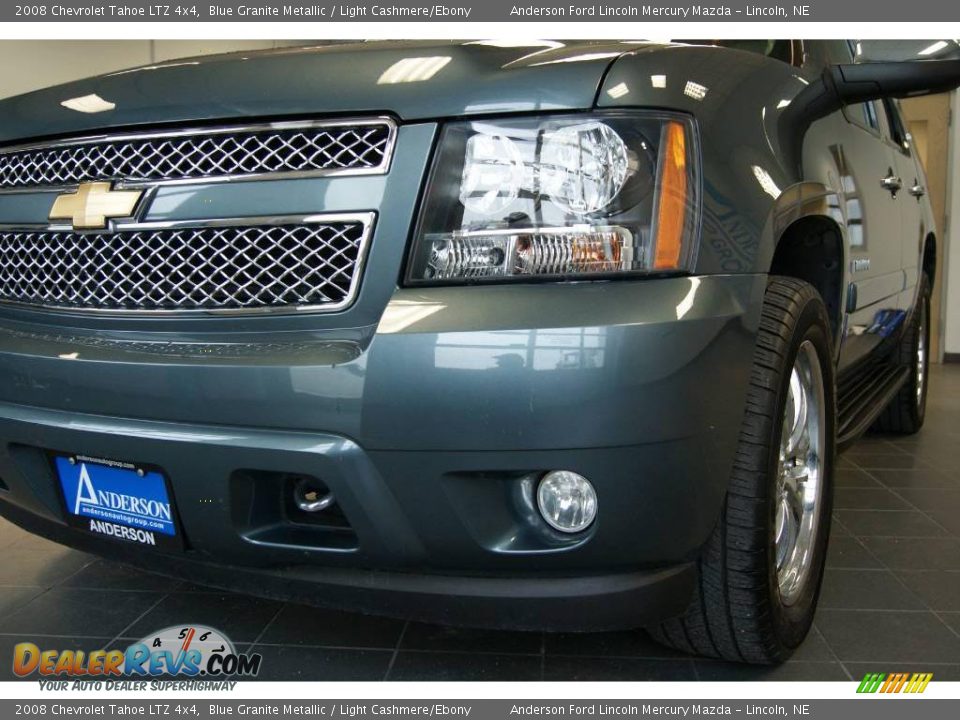 2008 Chevrolet Tahoe LTZ 4x4 Blue Granite Metallic / Light Cashmere/Ebony Photo #14