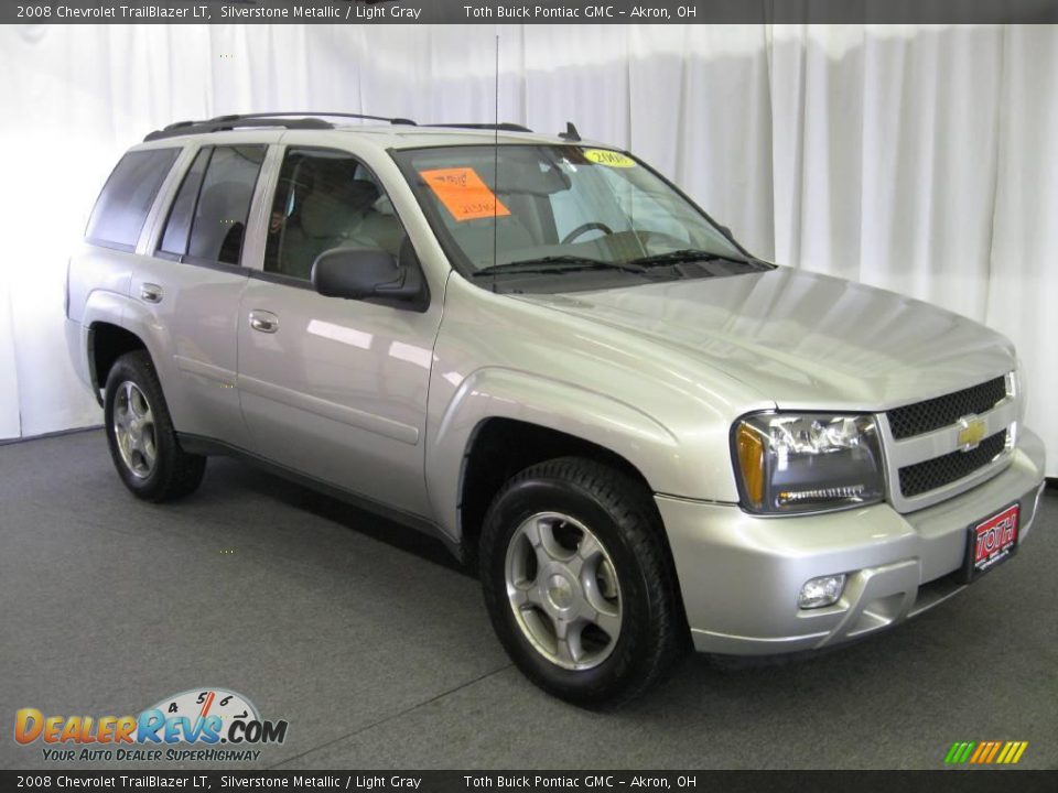 2008 Chevrolet TrailBlazer LT Silverstone Metallic / Light Gray Photo #1