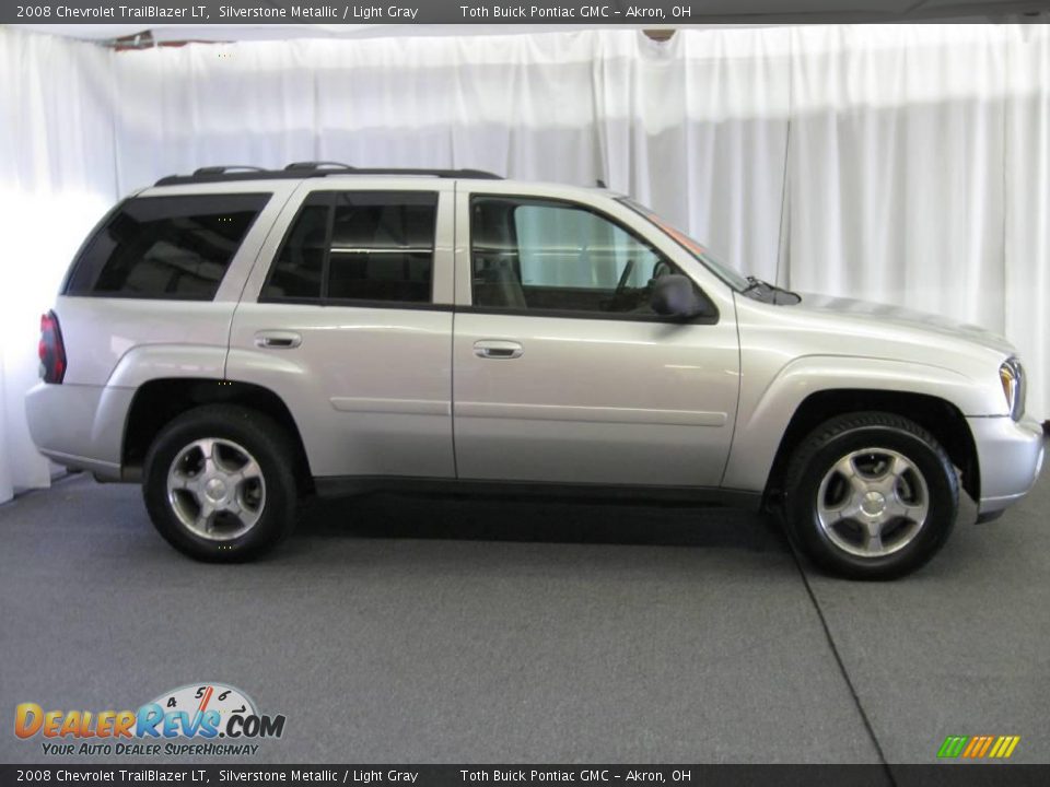 2008 Chevrolet TrailBlazer LT Silverstone Metallic / Light Gray Photo #2