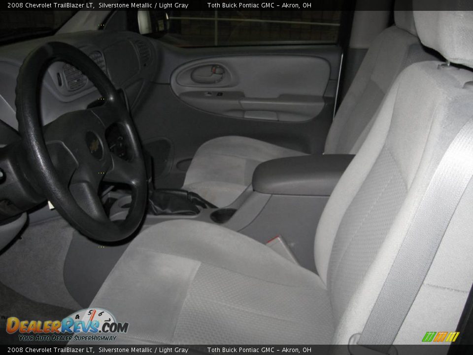 2008 Chevrolet TrailBlazer LT Silverstone Metallic / Light Gray Photo #4