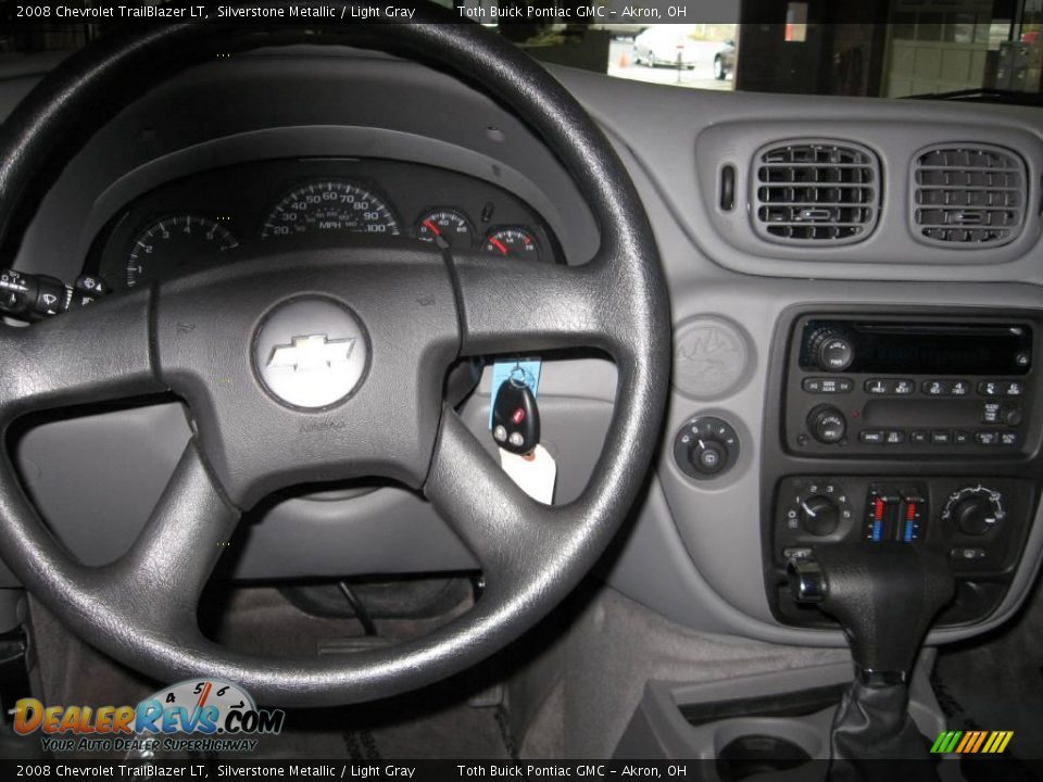 2008 Chevrolet TrailBlazer LT Silverstone Metallic / Light Gray Photo #6