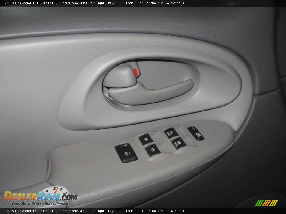 2008 Chevrolet TrailBlazer LT Silverstone Metallic / Light Gray Photo #7