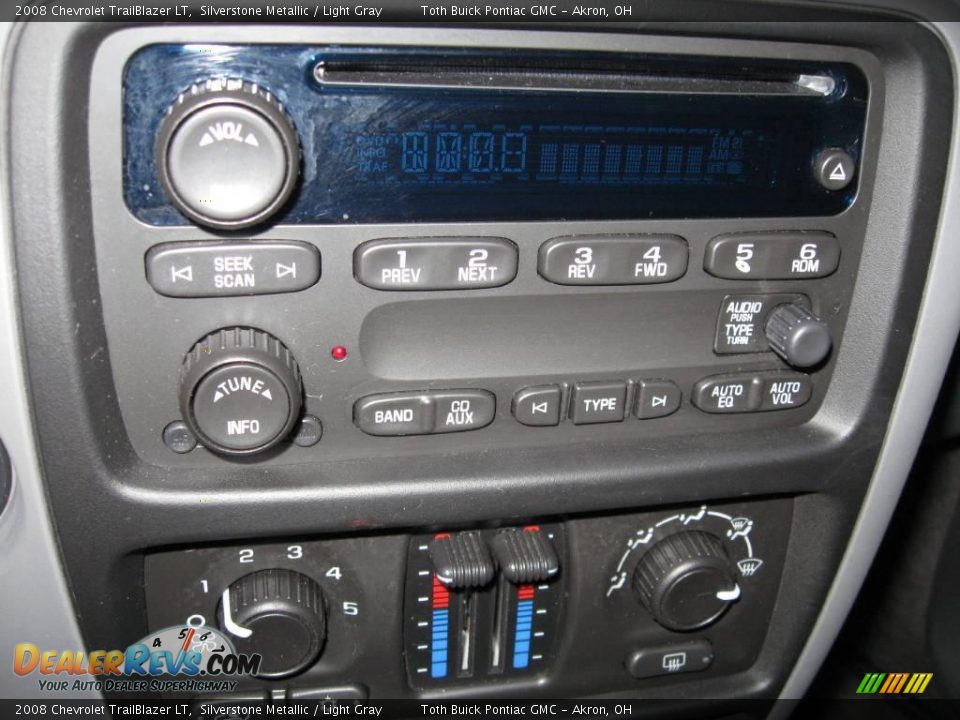 2008 Chevrolet TrailBlazer LT Silverstone Metallic / Light Gray Photo #8