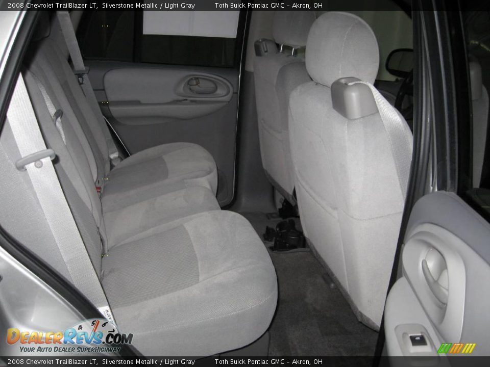 2008 Chevrolet TrailBlazer LT Silverstone Metallic / Light Gray Photo #11