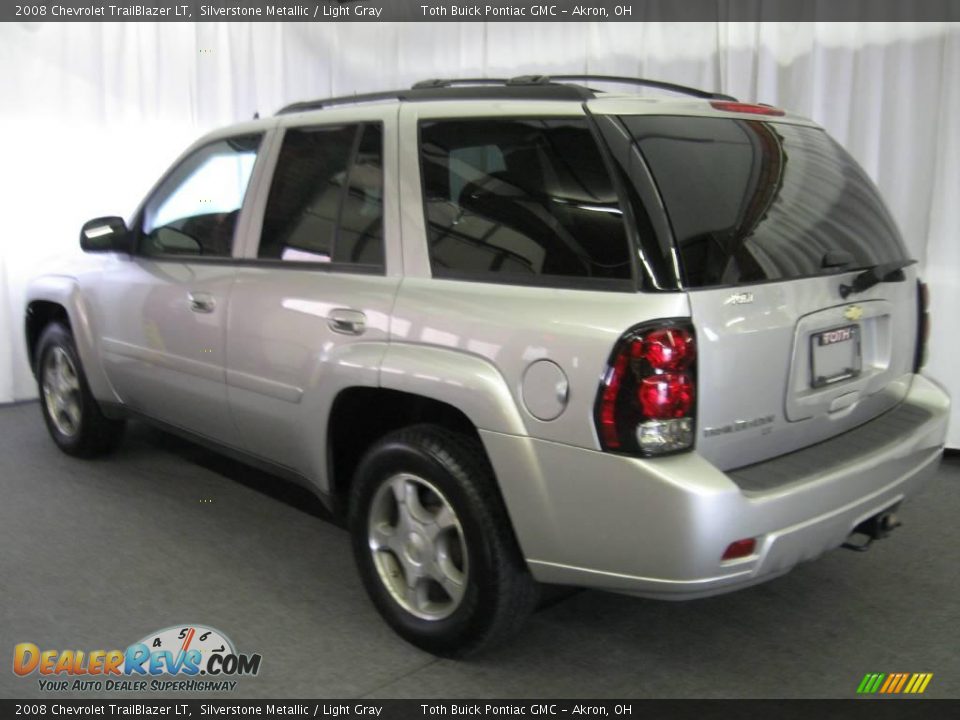 2008 Chevrolet TrailBlazer LT Silverstone Metallic / Light Gray Photo #15