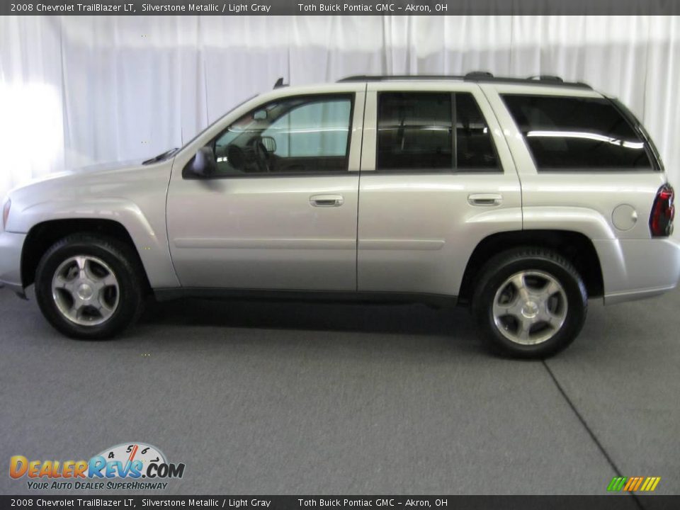 2008 Chevrolet TrailBlazer LT Silverstone Metallic / Light Gray Photo #16