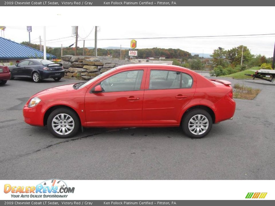 2009 Chevrolet Cobalt LT Sedan Victory Red / Gray Photo #1