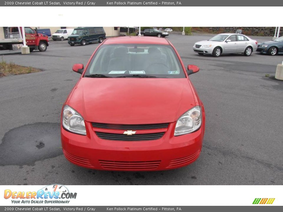 2009 Chevrolet Cobalt LT Sedan Victory Red / Gray Photo #3