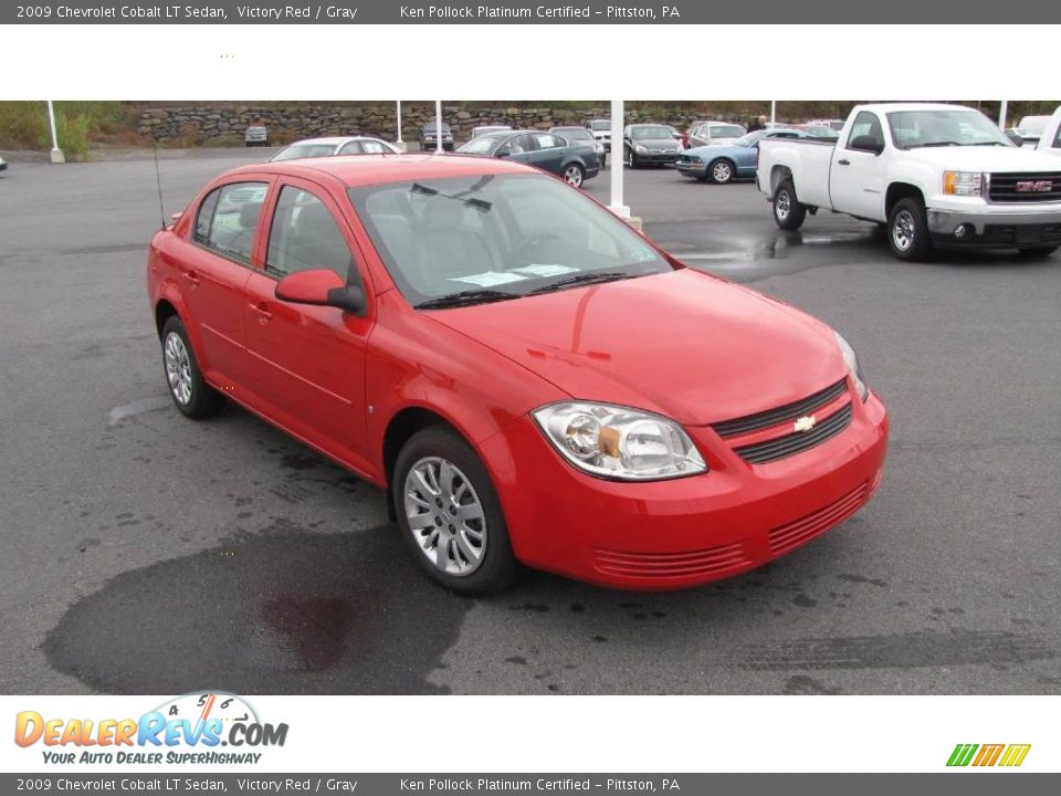 2009 Chevrolet Cobalt LT Sedan Victory Red / Gray Photo #4