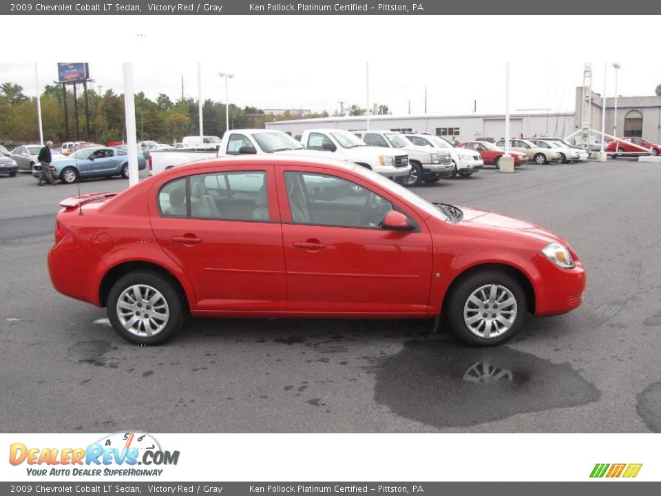 2009 Chevrolet Cobalt LT Sedan Victory Red / Gray Photo #5
