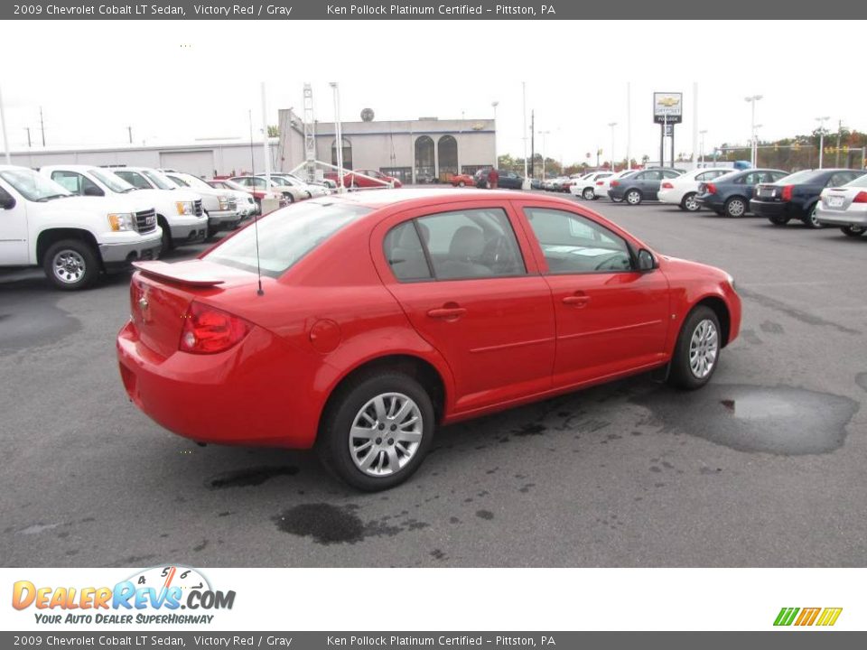 2009 Chevrolet Cobalt LT Sedan Victory Red / Gray Photo #6