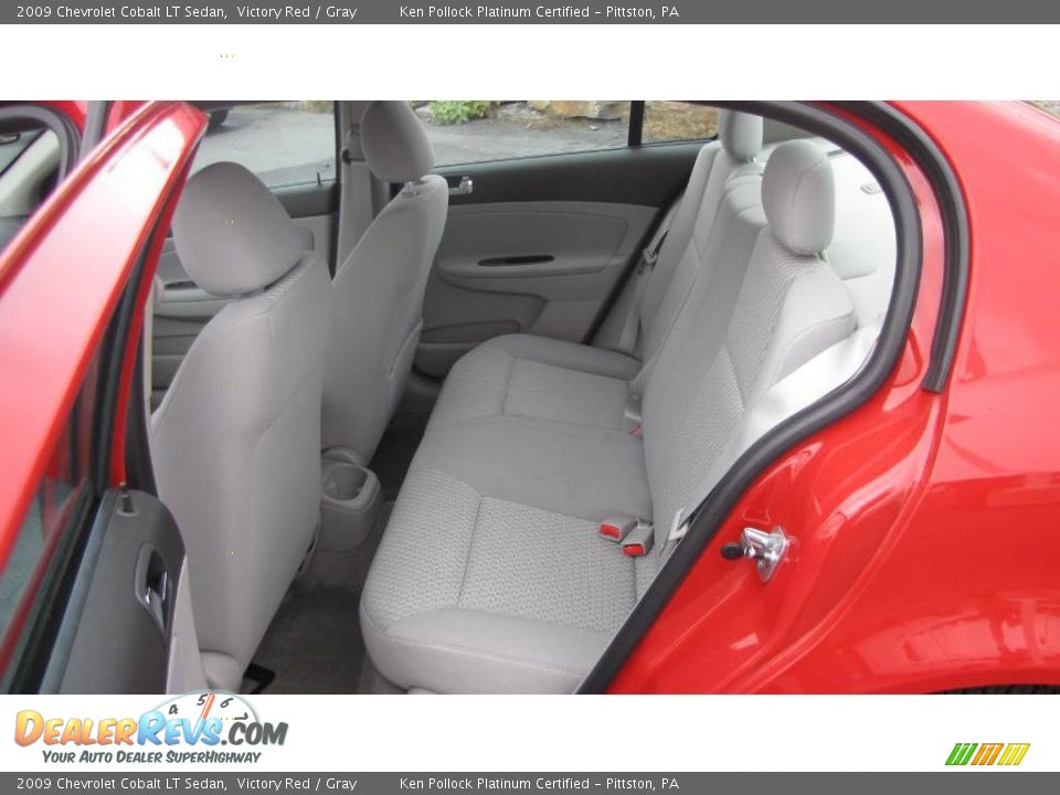 2009 Chevrolet Cobalt LT Sedan Victory Red / Gray Photo #9