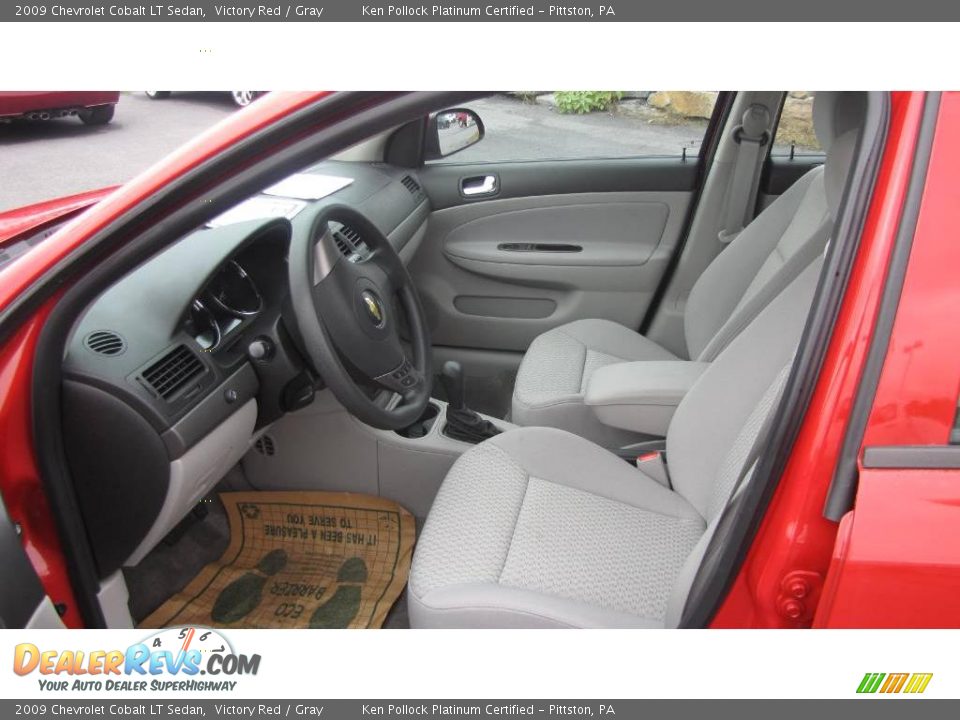 2009 Chevrolet Cobalt LT Sedan Victory Red / Gray Photo #10