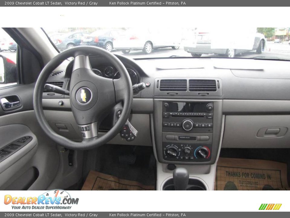 2009 Chevrolet Cobalt LT Sedan Victory Red / Gray Photo #13