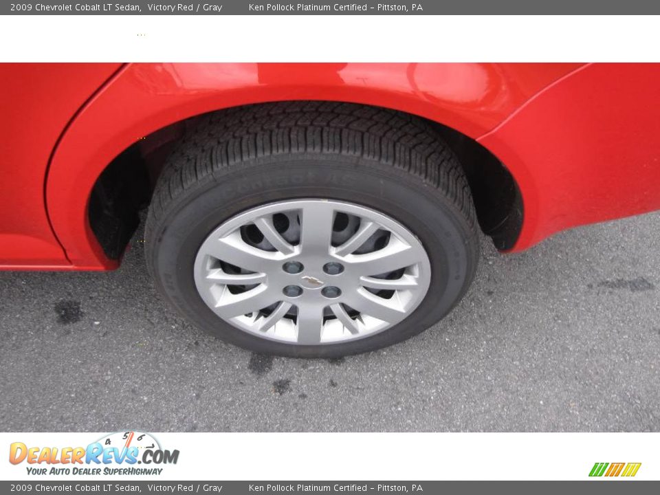 2009 Chevrolet Cobalt LT Sedan Victory Red / Gray Photo #16