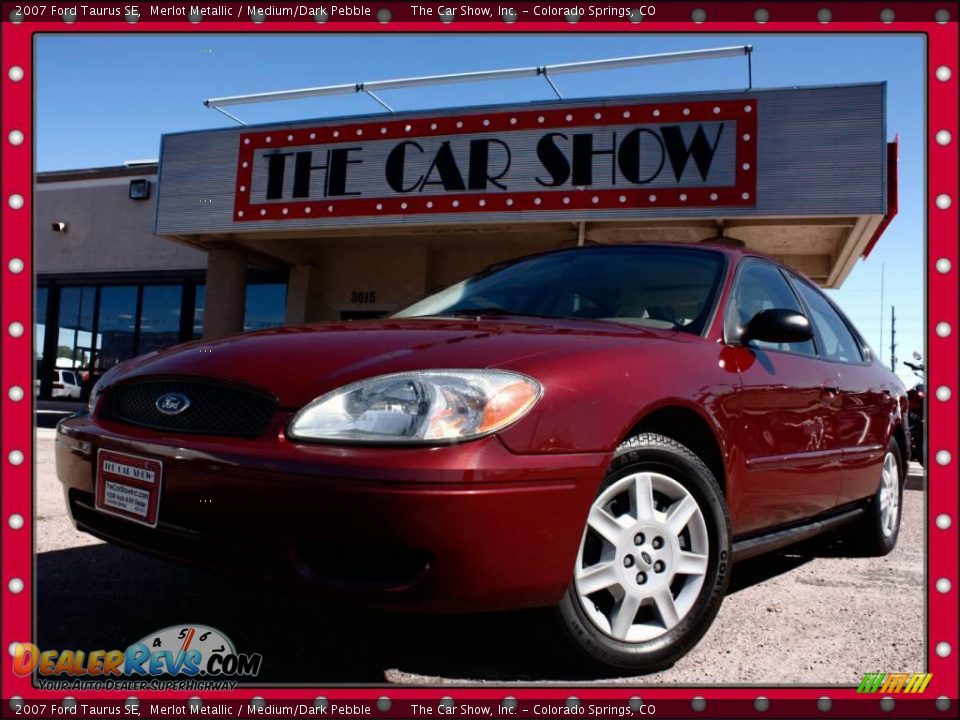 2007 Ford Taurus SE Merlot Metallic / Medium/Dark Pebble Photo #1