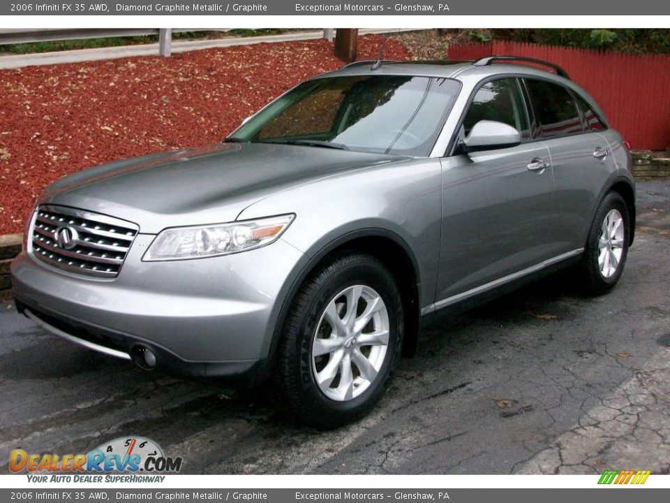 2006 Infiniti FX 35 AWD Diamond Graphite Metallic / Graphite Photo #1